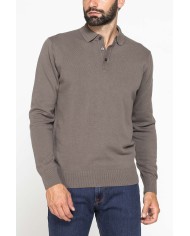 MAGLIA A POLO COMFORT FIT IN CALDO COTONE