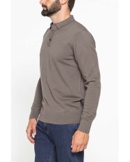 MAGLIA A POLO COMFORT FIT IN CALDO COTONE