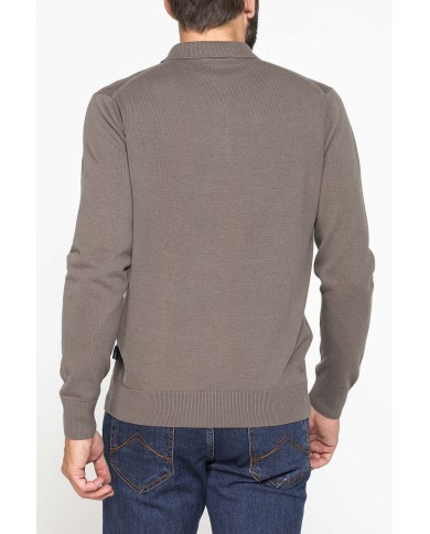 MAGLIA A POLO COMFORT FIT IN CALDO COTONE