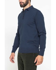 MAGLIA A POLO COMFORT FIT IN CALDO COTONE