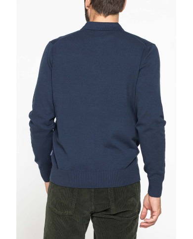 MAGLIA A POLO COMFORT FIT IN CALDO COTONE