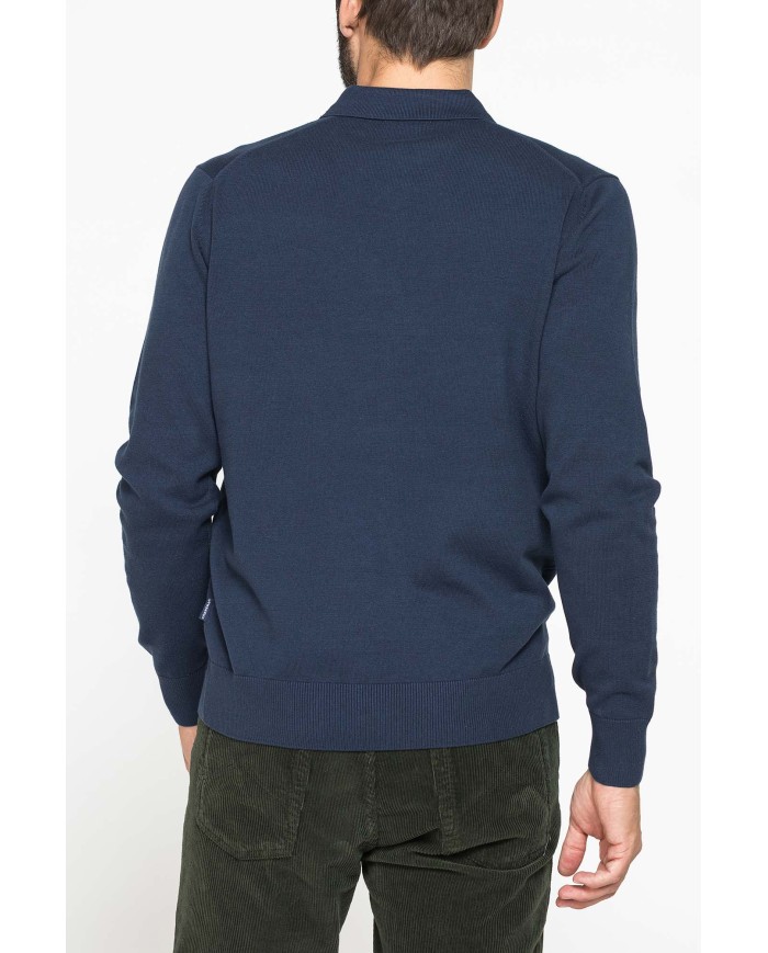 MAGLIA A POLO COMFORT FIT IN CALDO COTONE