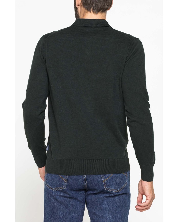 MAGLIA A POLO COMFORT FIT IN CALDO COTONE