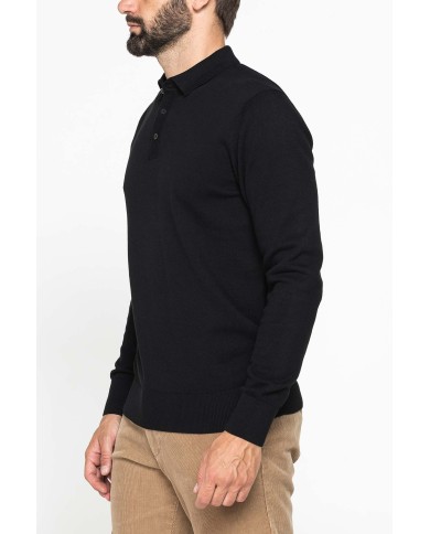 MAGLIA A POLO COMFORT FIT IN CALDO COTONE