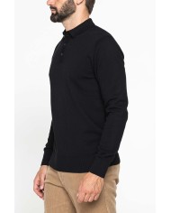 MAGLIA A POLO COMFORT FIT IN CALDO COTONE