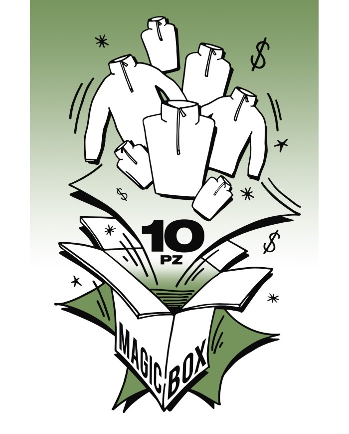 BOX ASSORTITO 10 PILE MANICA LUNGA CON ZIP CORTA