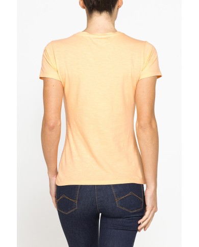 T-SHIRT CON STAMPA IN JERSEY SLUB DI PURO COTONE T-SHIRT CON STAMPA IN JERSEY SLUB DI PURO COTONE