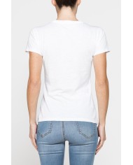 T-SHIRT CON STAMPA IN JERSEY SLUB DI PURO COTONE