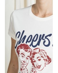 T-SHIRT REPLICA SLIM FIT CON GRAFICA