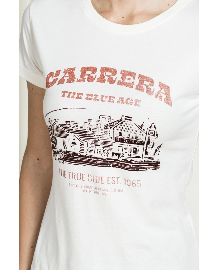 T-SHIRT REPLICA SLIM FIT CON GRAFICA