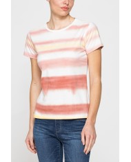 T-SHIRT CON STAMPA ALL OVER IN JERSEY DI COTONE