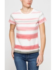 T-SHIRT CON STAMPA ALL OVER IN JERSEY DI COTONE