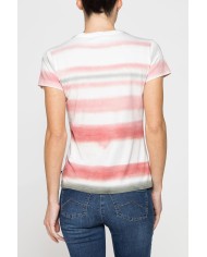 T-SHIRT CON STAMPA ALL OVER IN JERSEY DI COTONE