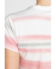 T-SHIRT CON STAMPA ALL OVER IN JERSEY DI COTONE