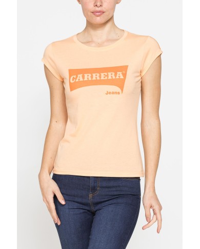 T-SHIRT GIROCOLLO IN COTONE CON STAMPA NEW LOGO CARRERA T-SHIRT GIROCOLLO IN COTONE CON STAMPA NEW LOGO CARRERA