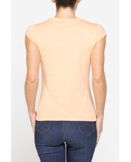 T-SHIRT GIROCOLLO IN COTONE CON STAMPA NEW LOGO CARRERA