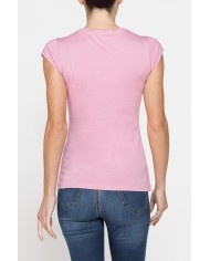 T-SHIRT GIROCOLLO IN COTONE CON STAMPA NEW LOGO CARRERA