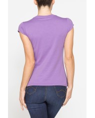 T-SHIRT GIROCOLLO IN COTONE CON STAMPA NEW LOGO CARRERA