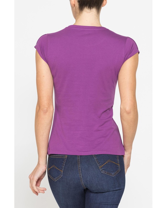 T-SHIRT GIROCOLLO IN COTONE CON STAMPA NEW LOGO CARRERA