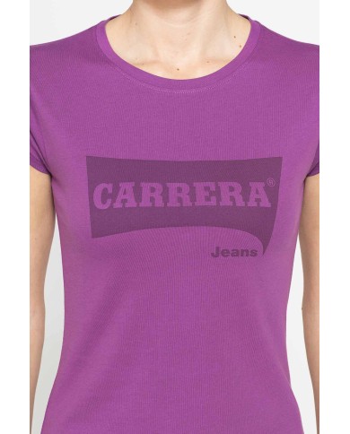 T-SHIRT GIROCOLLO IN COTONE CON STAMPA NEW LOGO CARRERA T-SHIRT GIROCOLLO IN COTONE CON STAMPA NEW LOGO CARRERA