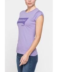 T-SHIRT GIROCOLLO IN COTONE CON STAMPA NEW LOGO CARRERA