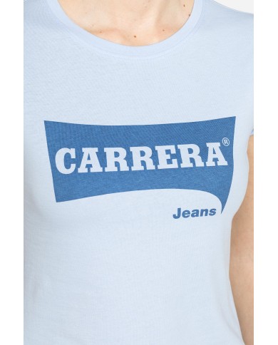 T-SHIRT GIROCOLLO IN COTONE CON STAMPA NEW LOGO CARRERA T-SHIRT GIROCOLLO IN COTONE CON STAMPA NEW LOGO CARRERA
