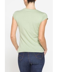 T-SHIRT GIROCOLLO IN COTONE CON STAMPA NEW LOGO CARRERA