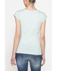 T-SHIRT GIROCOLLO IN COTONE CON STAMPA NEW LOGO CARRERA