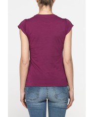 T-SHIRT GIROCOLLO IN COTONE CON STAMPA NEW LOGO CARRERA