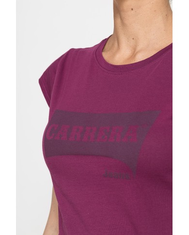 T-SHIRT GIROCOLLO IN COTONE CON STAMPA NEW LOGO CARRERA T-SHIRT GIROCOLLO IN COTONE CON STAMPA NEW LOGO CARRERA