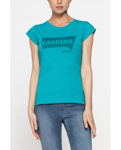 T-SHIRT GIROCOLLO IN COTONE CON STAMPA NEW LOGO CARRERA T-SHIRT GIROCOLLO IN COTONE CON STAMPA NEW LOGO CARRERA