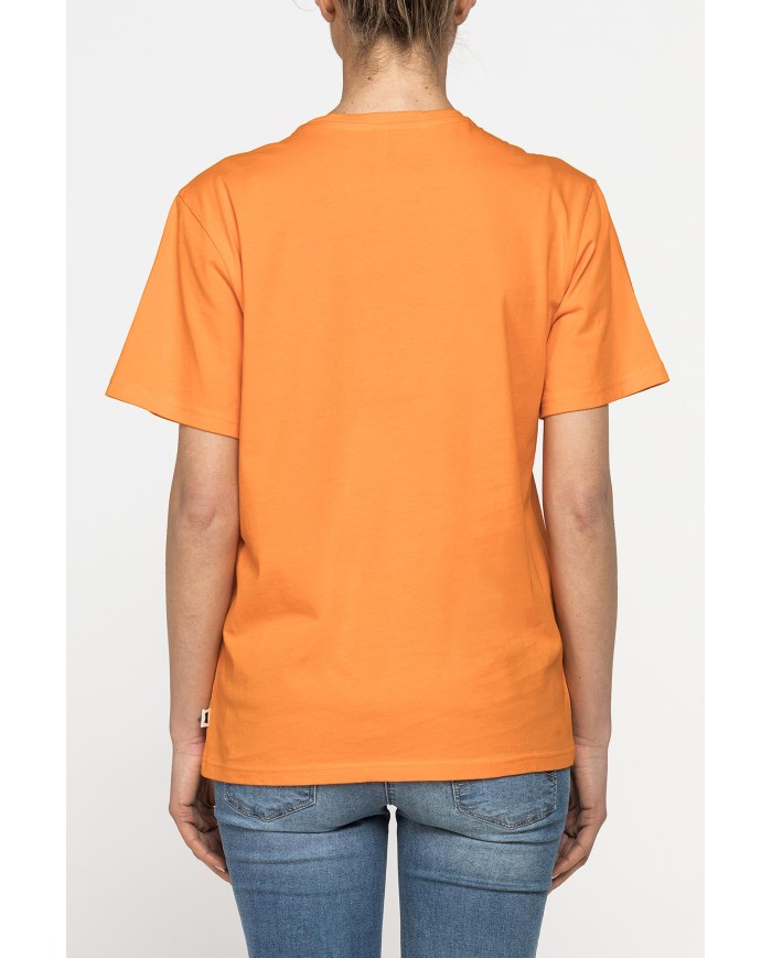 T-SHIRT GIROCOLLO IN COTONE CON STAMPA NEW LOGO CARRERA