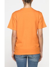 T-SHIRT GIROCOLLO IN COTONE CON STAMPA NEW LOGO CARRERA