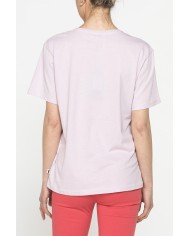 T-SHIRT GIROCOLLO IN COTONE CON STAMPA NEW LOGO CARRERA