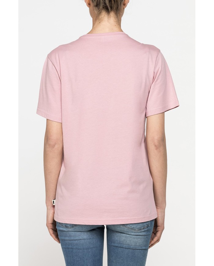 T-SHIRT GIROCOLLO IN COTONE CON STAMPA NEW LOGO CARRERA