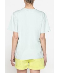 T-SHIRT GIROCOLLO IN COTONE CON STAMPA NEW LOGO CARRERA