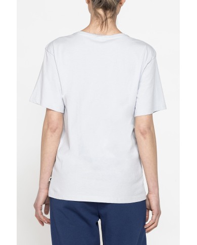 T-SHIRT GIROCOLLO IN COTONE CON STAMPA NEW LOGO CARRERA