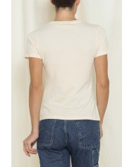 T-SHIRT GIROCOLLO CON STAMPA REPLICA