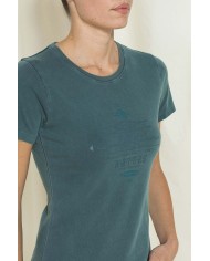 T-SHIRT GIROCOLLO CON STAMPA REPLICA