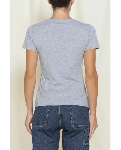 T-SHIRT GIROCOLLO CON STAMPA REPLICA