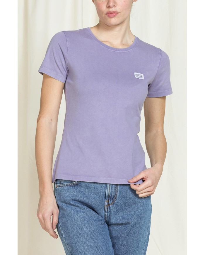 T-SHIRT GIROCOLLO REPLICA IN JERSEY