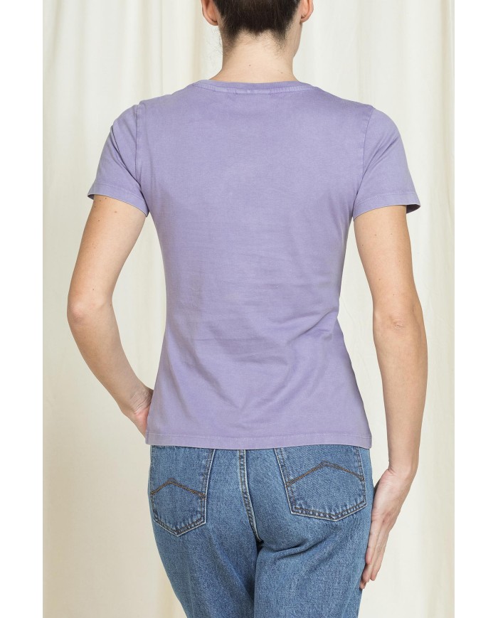 T-SHIRT GIROCOLLO REPLICA IN JERSEY