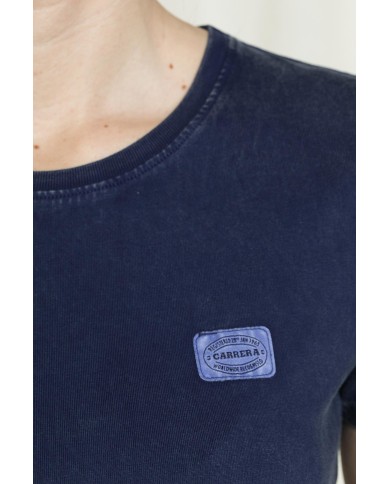 T-SHIRT GIROCOLLO REPLICA IN JERSEY