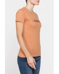 T-SHIRT GIROCOLLO CON STAMPA CARRERA IN JERSEY DI PURO COTONE