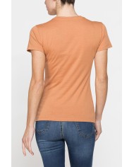 T-SHIRT GIROCOLLO CON STAMPA CARRERA IN JERSEY DI PURO COTONE