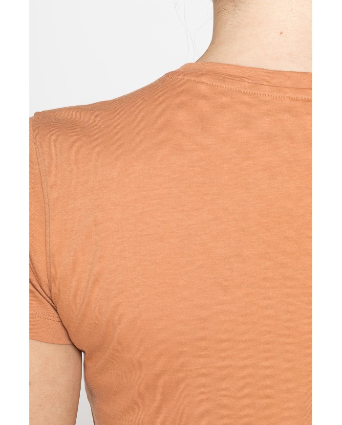 T-SHIRT GIROCOLLO CON STAMPA CARRERA IN JERSEY DI PURO COTONE