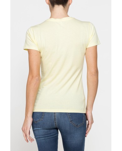 T-SHIRT GIROCOLLO CON STAMPA CARRERA IN JERSEY DI PURO COTONE