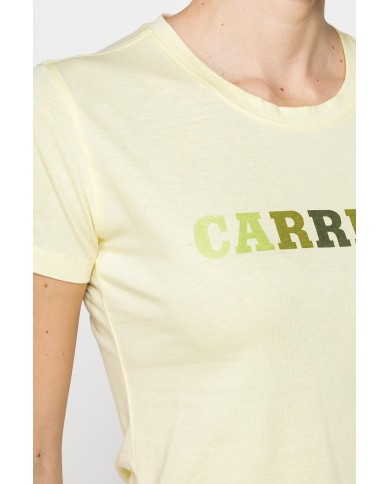 T-SHIRT GIROCOLLO CON STAMPA CARRERA IN JERSEY DI PURO COTONE
