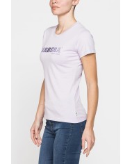 T-SHIRT GIROCOLLO CON STAMPA CARRERA IN JERSEY DI PURO COTONE