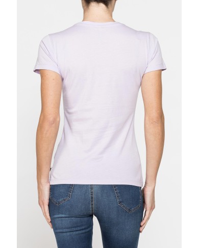 T-SHIRT GIROCOLLO CON STAMPA CARRERA IN JERSEY DI PURO COTONE